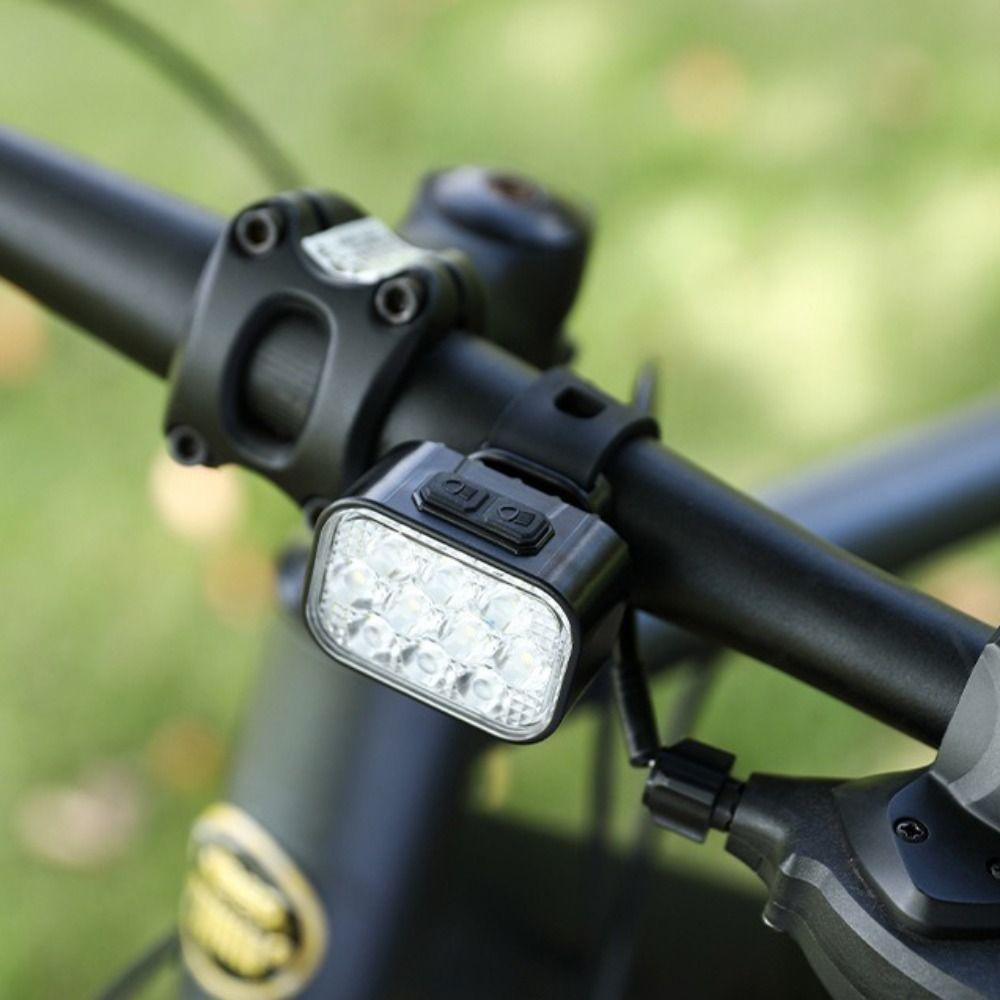 Waterproof Bicycle Light Set Front Rear Lights LED USB Charge Bike Light Highlight Lamp 8 Lighting Modes MTB Light Cycling