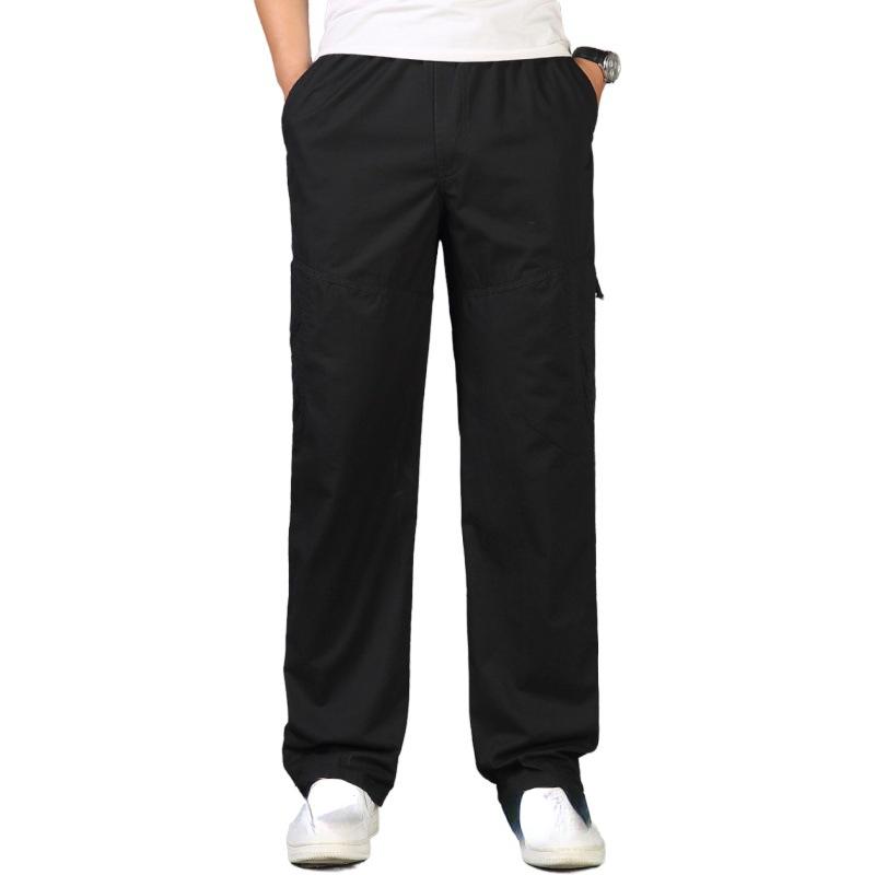 Fashion Plus Size Pantaloni de lucru Pantaloni bărbați din bumbac Pantaloni spălați Pantaloni mărimi mari