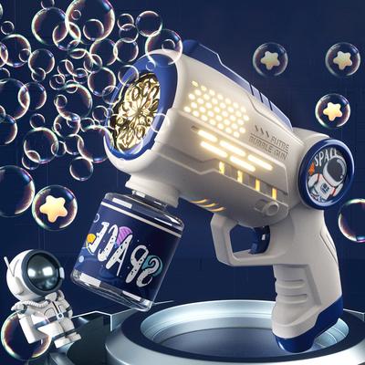 Astronauta Elektryczna Automatyczna Maszyna Do Baniek Światła Pistolet Do Baniek Letnia Plaża Kąpiel Gra Na Zewnątrz Fantazyjne Zabawki Dla Dzieci Prezent Dla Dzieci