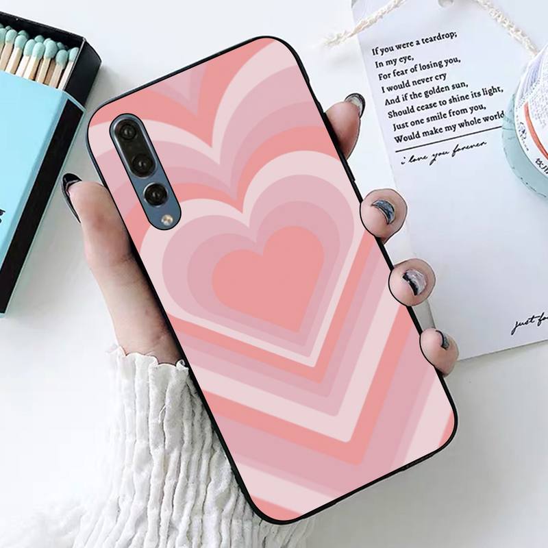 INS Mode Süße Liebe Herz Telefon Fall für Huawei P30 40 20 10 8 9 lite pro plus Psmart2019