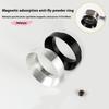 1Pcs Silver/Black Magnetic Espresso Dosing Ring 51mm-58mm Intelligent Funnel for Portafilter Barista Coffee Making Tools