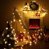 LED String Lights Outdoor Snowflake Chain Lights Garland Lights Bulb Fairy Lights Party Home Wedding Garden Christmas Decor