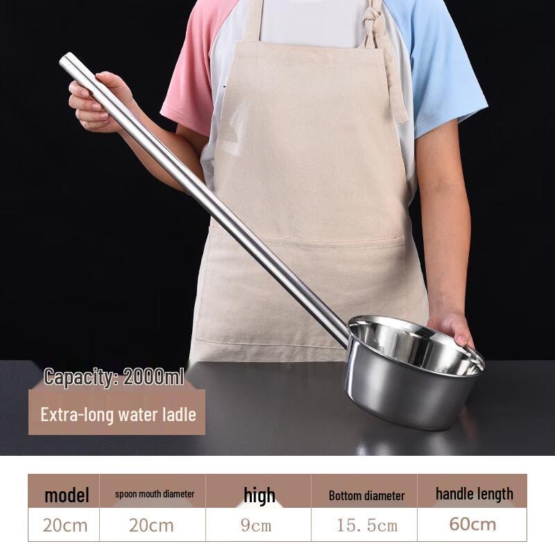 

Extra Long Handle Water Ladle Set