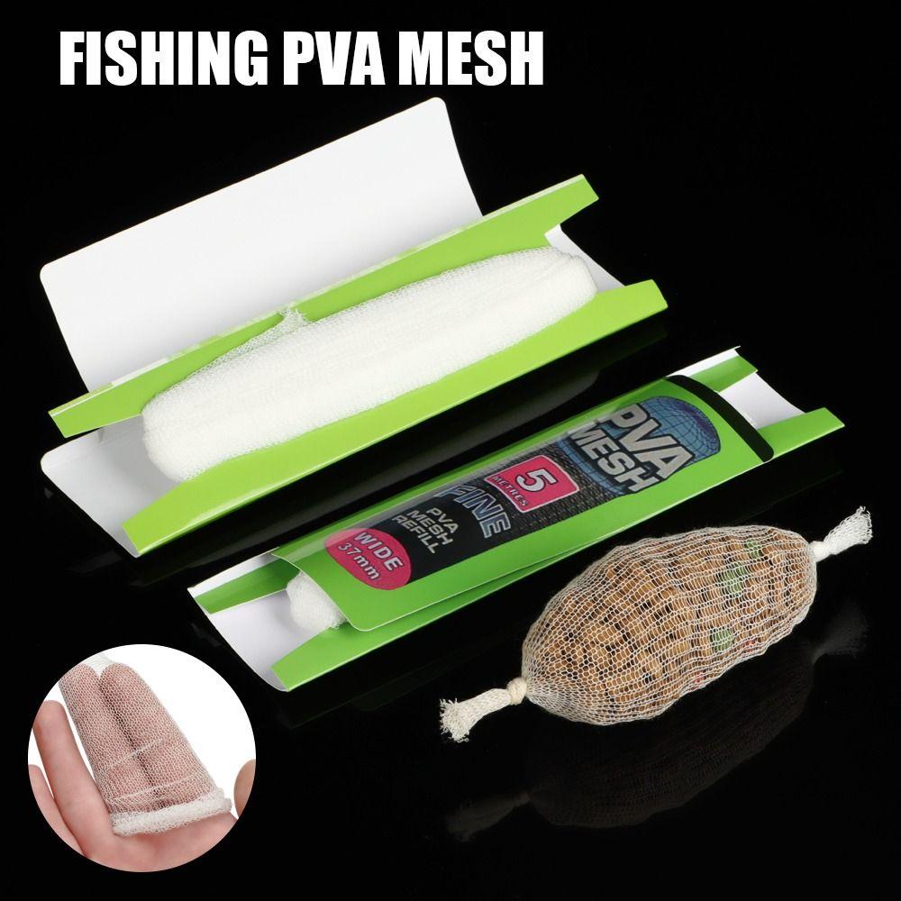 Refill Rig Baits Fishing Tools PVA Lure Mesh Water Soluble Sack Bait Wrap Bag Carp Coarse Fishing