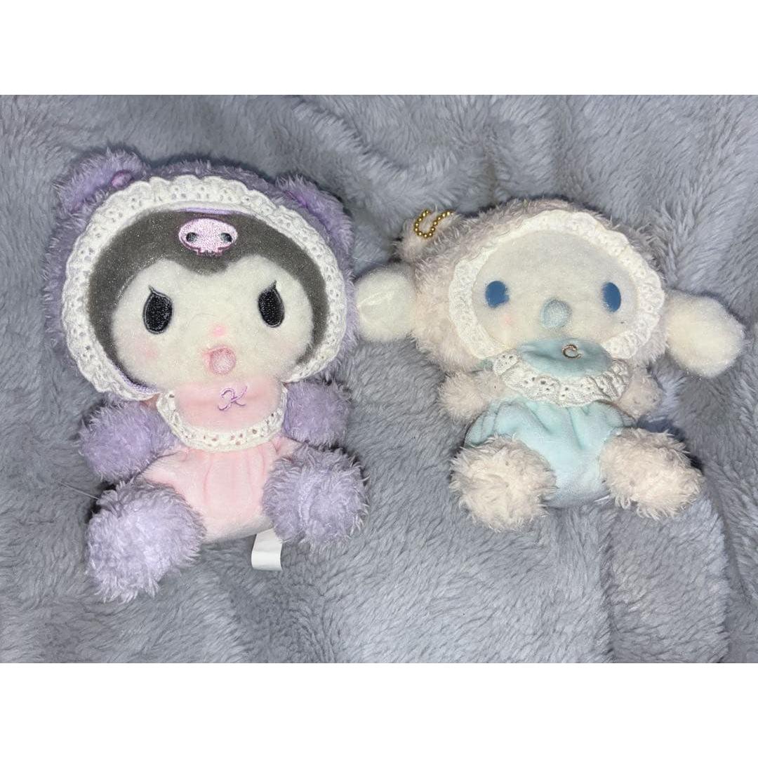 Sanrio Tekuma Baby Mascot Cinnamon Roll Kuromi