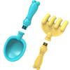 1 Set Kid Beach Toy Food Grade Smooth Edge Exquisite Shape Bright Color Wide Application Relieve Stress Realistic Sand Beach