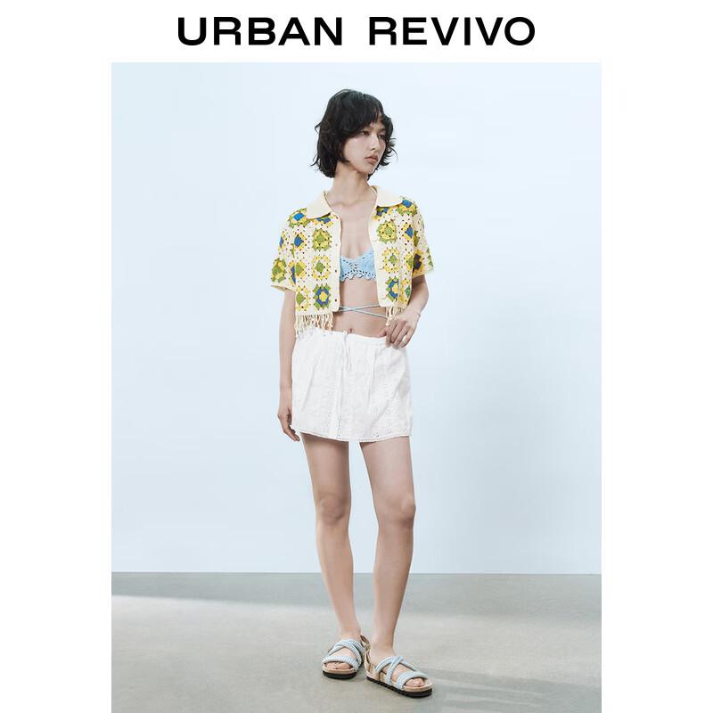 

UR Women s Color-Block Tassel Knit Cardigan S