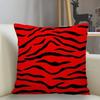 Home Decor Zigzag & Tiger Pattern Digital Print Pillow Covers Pattern Cushion Cover Suitable For Sofa Bedroom Car Pillow Cover