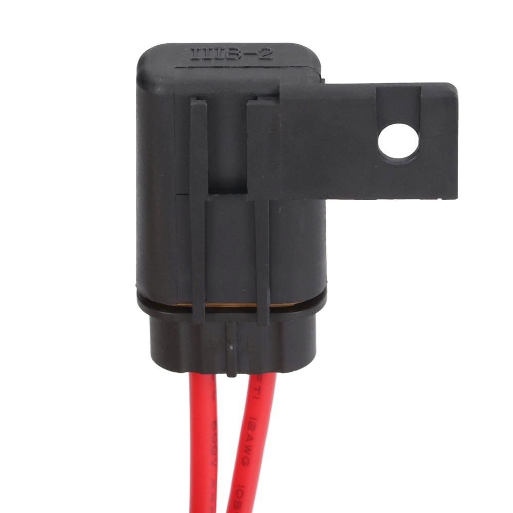 6PCS Easy Installation Waterproof Holder 30A Wiring Harness Inline Holder  Vehicle Installation