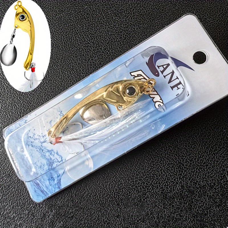 

1 шт. Спиннербейт Металлическая VIB Рыболовная приманка Троллинговая блесна Воблер с пайетками для окуня и щуки