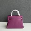 2026 nova bolsa de couro togo com alça larga para ombro, bolsa de mão de couro bovino de primeira camada, bolsa feminina original para ombro único e transversal