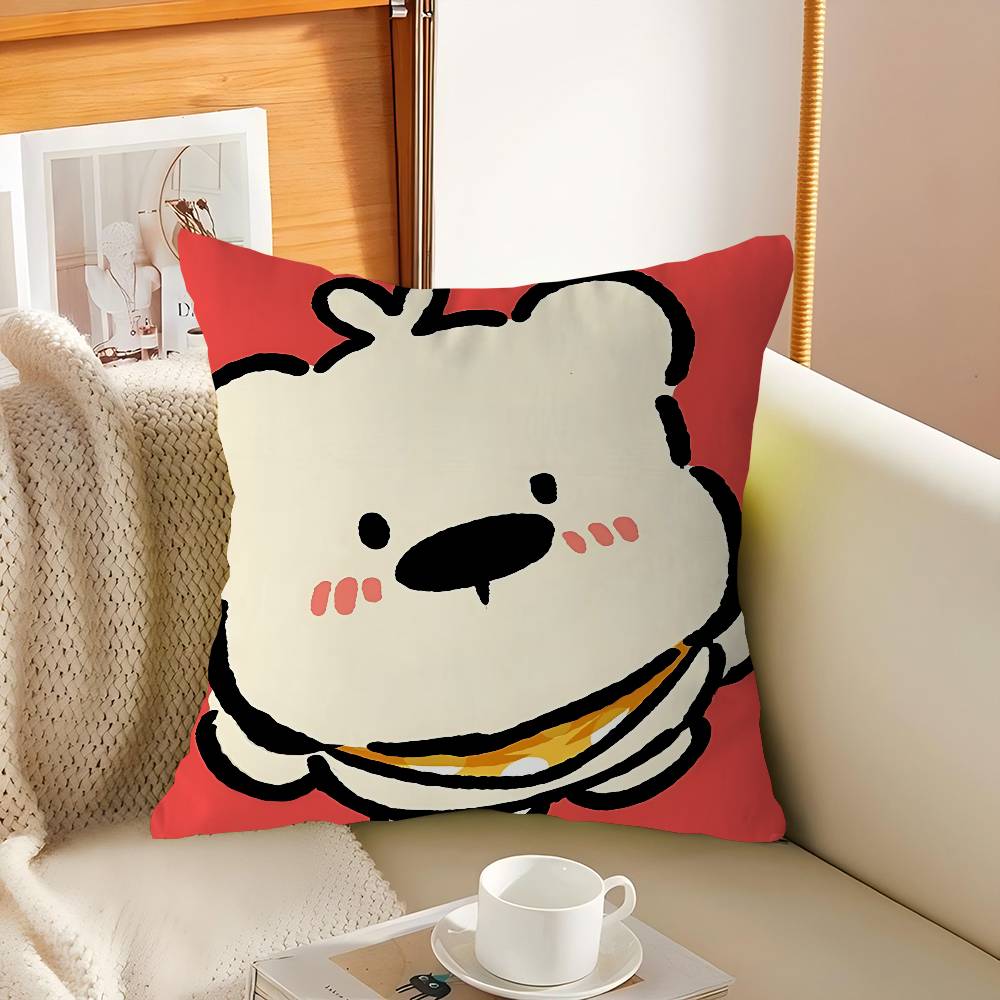 

Cute And Unique Cartoon Animals Cushion Cover Pillowcase Upholstery Sofa Throw Pillow Home Decor Pillowcas 12x12Inch