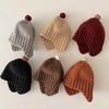 Autumn/Winter 2022 Korean Cute Pom-Pom Wool Baby Earmuff Hat