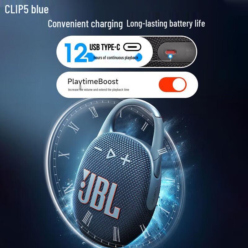 JBL CLIP5 Portable Bluetooth Speaker