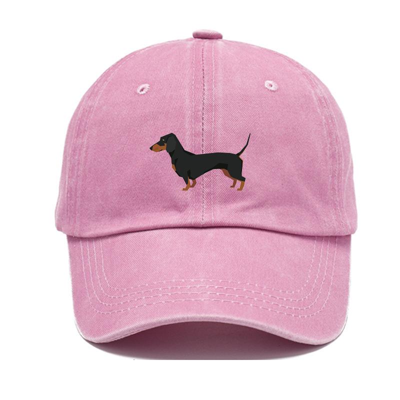 Cap For Both Men And Women, Adjustable And Cute Cartoon Design Suitable For Sportss And Casual Wear Vintage Dachshund Baseball