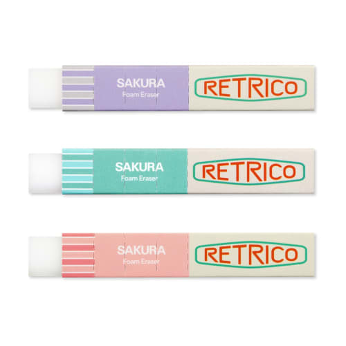

Sakura Crepas Eraser Retorico Ограниченный набор из 3 шт. RFRSM-3