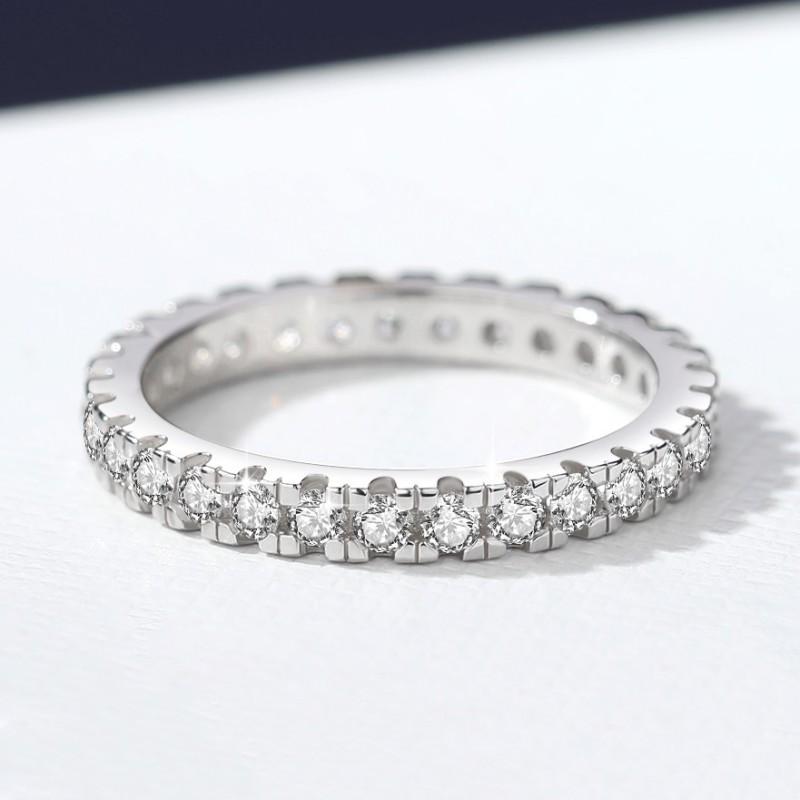S925 Sterlingsilberring Damen Einzelnotenring Reihenring Simulation Stapelring Zeigefinger Schwanzring Verlobungsring Ehering Geschenk für Freundin