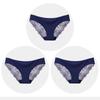 Women's Seamless Underwear Leopard Intimate Women Sexy Lace Black Floral Panties Seamless Panty 3 Pcs/set