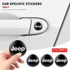Car Door Keyhole Sticker Auto Lock Decoration Protection Decal For Jeep Renegade Compass Grand Cherokee Wrangler Jk Patriot QS5