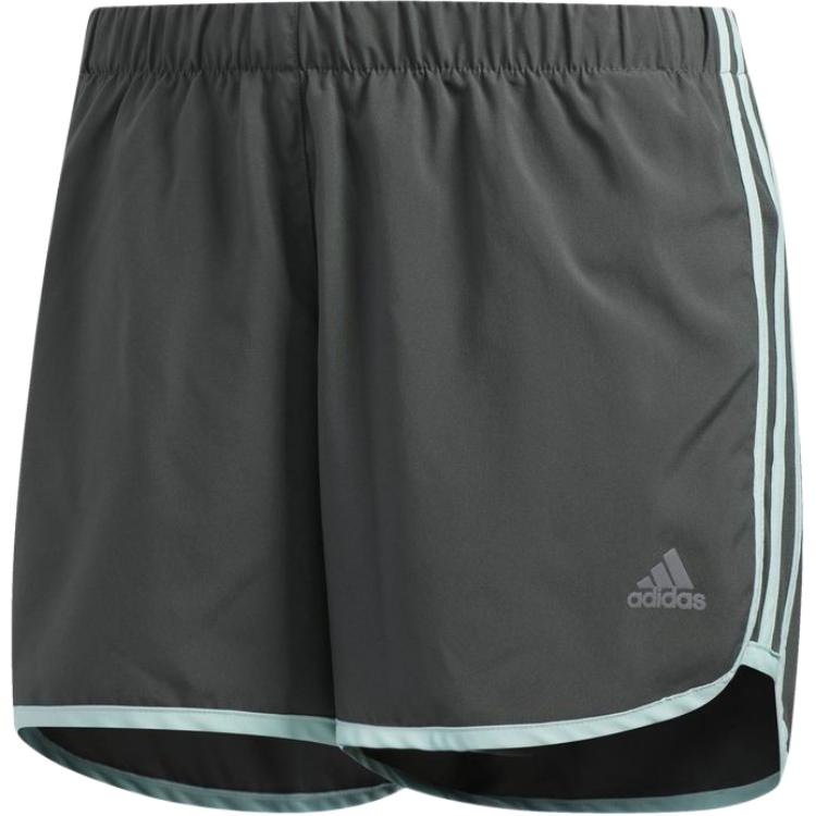 Adidas Marathon 20 Striped Logo Slim High-Waisted Running Shorts Women Shorts DQ2640