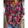 QICED Women's Fashion Casual Short Sleeve V Neck Blouses & Shirts