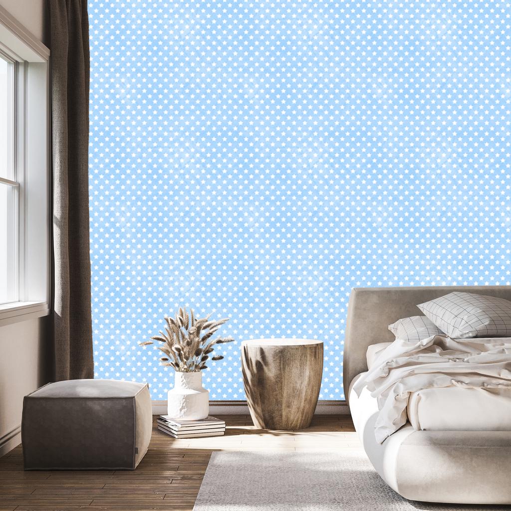 Azure Stars Wallpaper for Living Room and Bedroom 50x1000