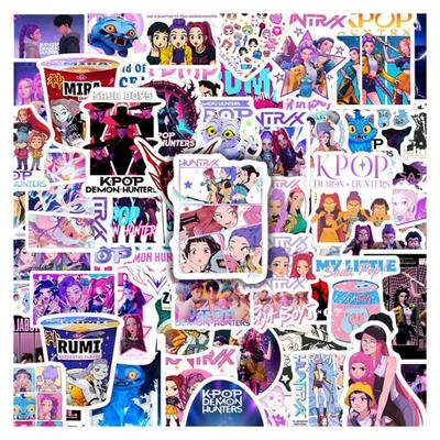 65-Piece Witch Hunter Group Handbook Stickers - Waterproof PVC Decorative Decals for Luggage, Notebooks(Anime Worlds Store)