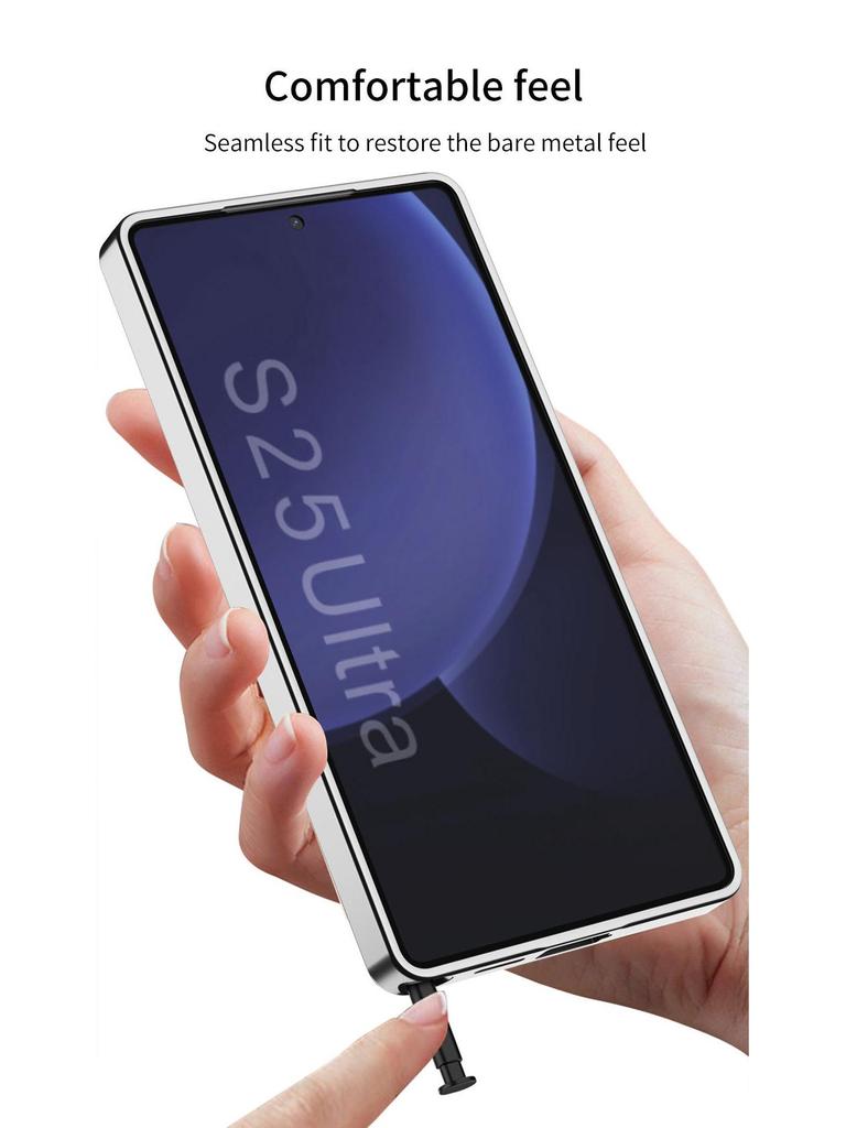 Samsung S25/S26 Ultra Electroplated Leather Gentleman PU Case