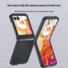 For Motorola Razr 60 Case Ultra Thin Leather Coated Hard PC Folding Phone Cover