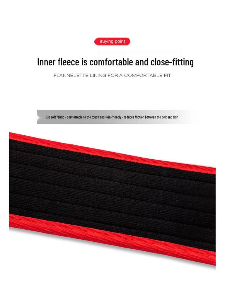 Blue Self-Locking Weightlifting Belt: Cross-Border Sports Back Support for Squats, Powerlifting, and Deadlifts