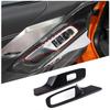 Matte Black Window Lift Switch Panel Cover For Corvette C8 Convertible -25