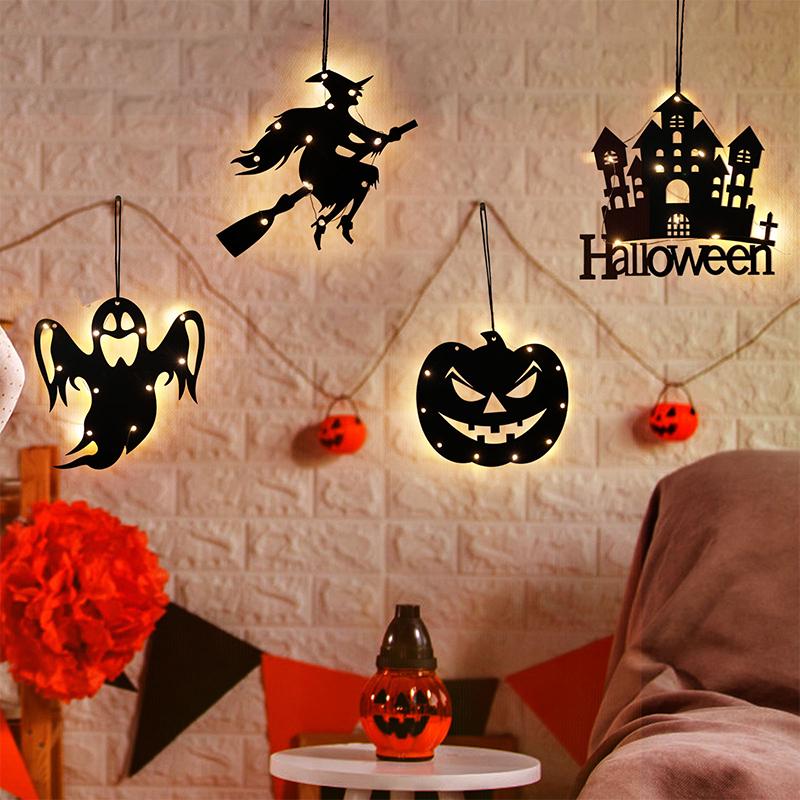 Halloween Party Decorations: Pumpkin Lanterns & Spiderweb Ornaments