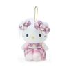 Sanrio (SANRIO) Sanrio Hello Kitty Dress Tartan Design Series Mascot Holder Hello Kitty 13,3 x 11,4 x 7 cm Personagem 092193 SANRIO
