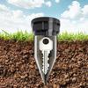 Gartenschlüsselversteck, Realistisches unterirdisches Gießkannen-Schlüsselsafe, Keine Batterie erforderlich, Langlebiger Kunststoff für die Sicherheit im Freien im Garten