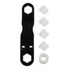 RV Water Heater Wrench With RV Water Heater Drain Valve Kit And Roll PTFE Tape Four 12 NPT Replacement Valve