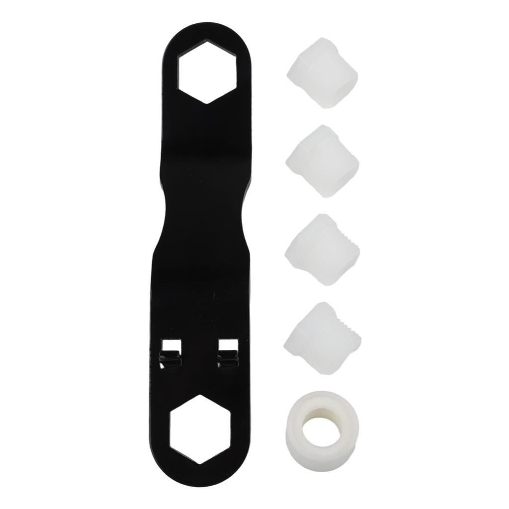 RV Water Heater Wrench With RV Water Heater Drain Valve Kit And Roll PTFE Tape Four 12 NPT Replacement Valve