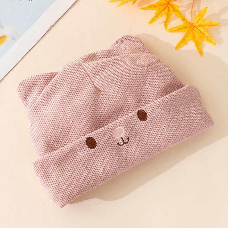Winter Warm Knitted Slouchy Beanie for Women Embroidered Cat Ears Stretchy Cozy Hat Ladies Fashion Essential Winter Knit Cap