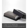 Yamazaki Magnetic Compact Tissue Case, Black [Compatible with soft pack tissues measuring approximately 10.5cm W x 4.5cm D x 20.5cm H], Space-Saving,