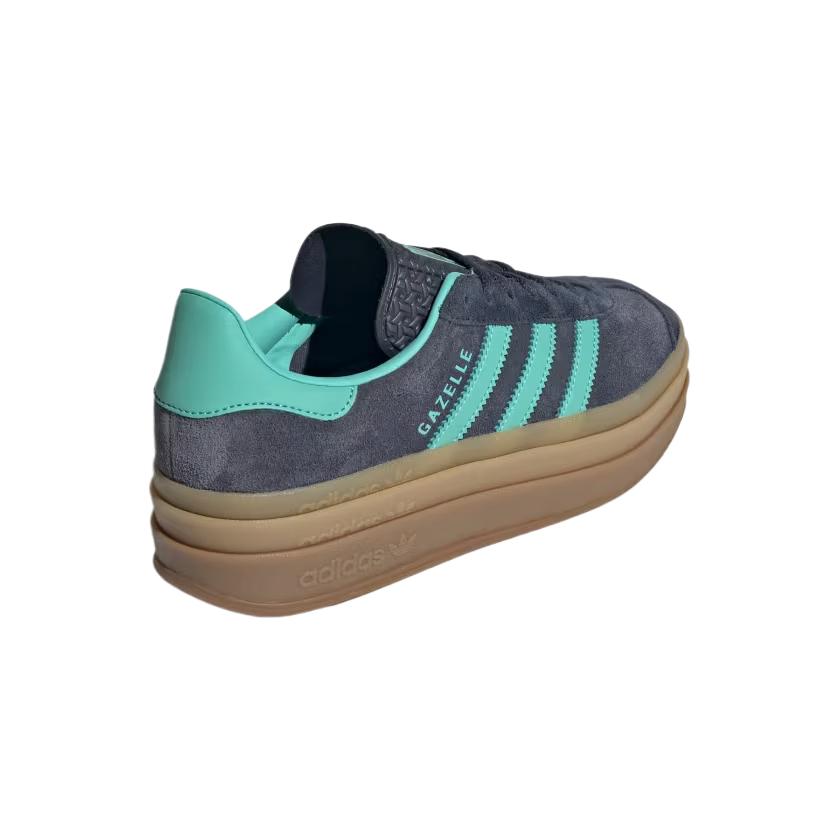 Adidas Gazelle Bold Shadow Navy Acid Mint Women Sneakers Blue Legend-Ink JQ6437