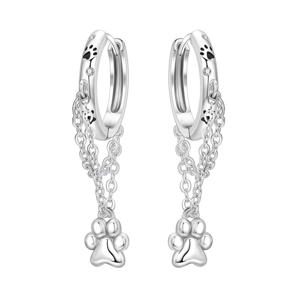 Cute Marine Animal Earrings Dolphin Turtle Shell Cat Design Stud Dangle Hoop Earrings For Women Girls