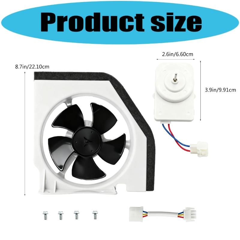 High Efficiency Enduring Condenser Fan Motor Perfect for Refrigerator Replacement Simple Mounting Plastic Structure