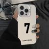 The new lucky number is suitable for iphone16 mobile phone case Apple 15promax/14 anti-drop 13pro12 Europe and America