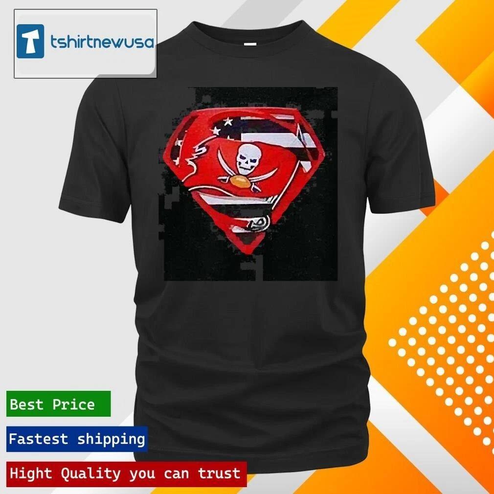 Flying High – Buccaneers Superman-Inspired 2025 Shirt L