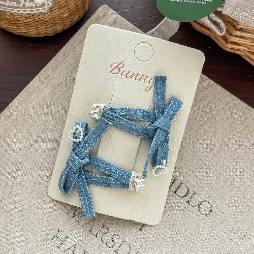 Wool Felt Cartoon Bread Slices Biscuits BB Clip Cute Bangs Side Clip Hairpin Funny Hair Clip Children's Hair Accessories