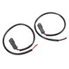 2pcs Wire Harness Connectors 2 Pin Waterproof Electrical Connectors for Industrial Equipment Bicycles Vehicles 750V