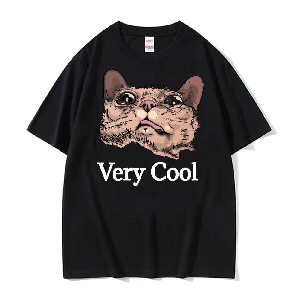 Gumbus Very Cool Funny Cat Meme T Shirt Men Women Fashion Kawaii Cute Short Sleeve Tshirts Summer Casual Tshirt Streetwear