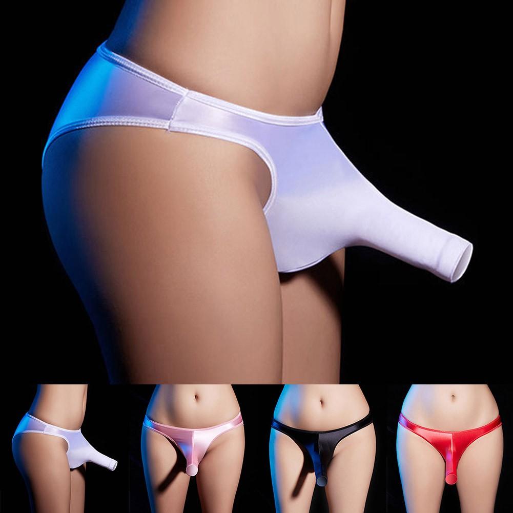 Underwear Briefs Erotic Lingerie Knickers Mans Oil Shiny