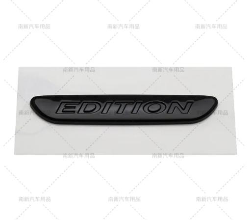 1X EDITION 1 Night Edition C300 C200L GLA CLA Chrome Silver Black Badge Car Styling Logo Stickers Emblem for Mercedes Benz AMG