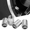4Pcs Car Emblem Wheel Tire Valve Stem Cover Cap Auto Accessories For Land Rover Defender Freelander Discovery Evoque Range Velar XS3