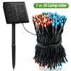 Led Solar String Lights 7m 5m RGB Warm White Solar Fairy String Lights Waterproof Garden Patio Wedding Party Decoration